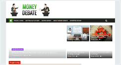 Desktop Screenshot of moneydebate.com